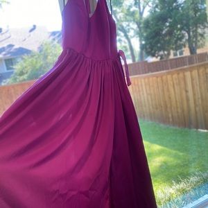 “Vera Wang White” Halter evening Gown